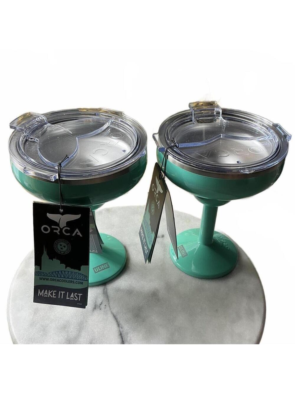 ORCA Rita Insulated Metal Margarita Tumbler Seafoam 13oz Double Stainless Steel